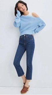 Veronica Beard Carly Kick Flare Jeans in Zion Blue- Size 23