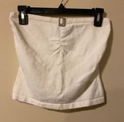 Frenchi Y2k White Tube Top Medium