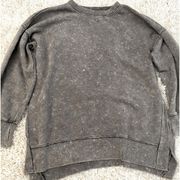 grey oversized women’s xs crewneck sweatshirt