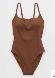 NWOT Aerie Crinkle One Piece Swimsuit