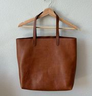 Madewell the large transport leather tote