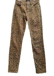 Lucky Brand | Bridgette Skinny leopard print jeans Size 2/26