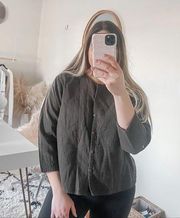 Eileen fisher button top