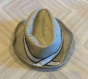 Michael Stars Grey & White Fedora Hat