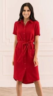 Rachel Parcell Everyday Crepe Midi Dress