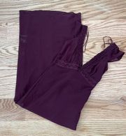 Maroon Maxi Dress