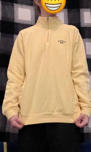 Yellow Michigan Football Pullover