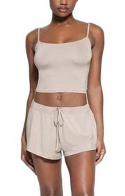 Skims Sleep Straight Neck Cropped Cami