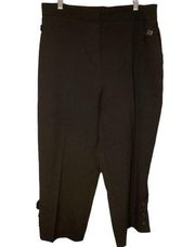 Susan Graver QVC black capris pants size L