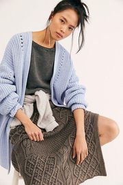 Nightingale Blue Cardi Sweater