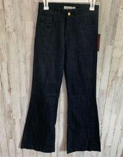 NWT Flying Monkey Dark Wash Bootcut Flare Leg Jeans