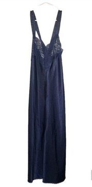 Vintage  Midnight Blue Nightgown