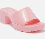 Pink Jelly Sandals