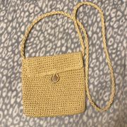 J. Jill paper straw crossbody purse