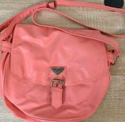 Roxy pink leather crossbody bag Vintage