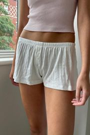 KEIRA EYELET SWEATSHORTS