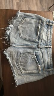 Distressed Jean Shorts