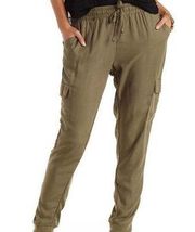 Charlotte Russe XS‎ olive green cargo joggers