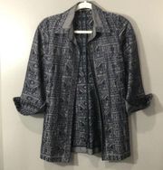 Linda Allard Ellen Tracy size 2 embroidered jacket