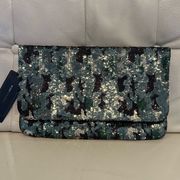 Vintage BCBGMaxAzria Camo Sequin Clutch