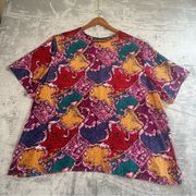 VINTAGE Lauren Lee Multicolored Blouse