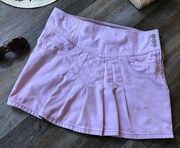 Gap jeans pink jean skirt size 10.