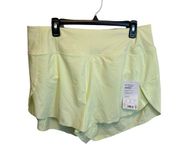 Athleta  Run With It 3.5" Neon Workout Running Shorts New Size 1X