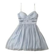 Hailey Logan/Adrianna Papell blue chiffon dress, Size 5/6