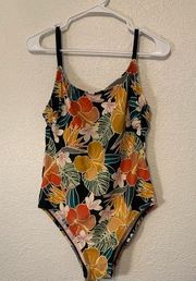 Women's Swim Suit & UPF 50+ Protection Top Set, Size L, Multi Color,