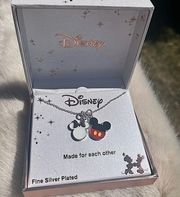 Disney Mickey minnie love necklace​​​