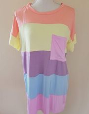 Vanilla Bay colorblock tunic size small