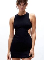 Kendal and Kylie black mini dress with cut outs from pac sun