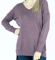 Center Seam High Low Tunic Sweater