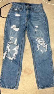 Ripped “Mom” Jeans