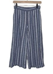 Beachlunchlounge‎ Linen Wide Leg Crop Pants