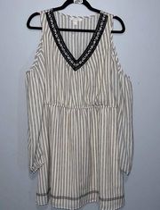 Maurice’s Drop Sleeve Cold Shoulder Dress, Size L