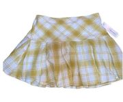 Urban romantics plaid mini skirt