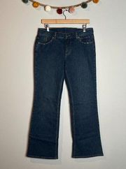 Harley Davidson dark wash embellished boot cut jeans