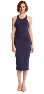 Michael Stars Racer back navy tank dress. Large