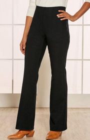 Soft Surroundings 2CW18 The Ultimate Denim Pull-On Bootcut Jeans in Black