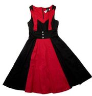 NWT Her Universe Marvel WandaVision Scarlet Witch Cotton Fit & Flare Dress XS