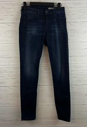 Diesel Slandy Super Slim Skinny Dark Wash Denim Jeans Size 28