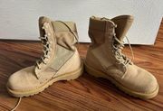 Tan Army Boots