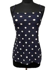 women’s polka Dots swim Tankini top size S