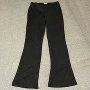 Black Flare Leggings size L