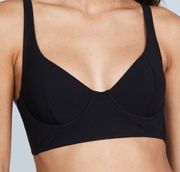 Solid Long-Line Swim Top