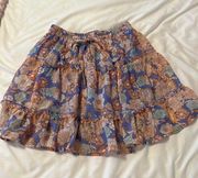 cute flowy floral skirt