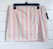 NWT Crown & Ivy Pastel Skort Sz 14