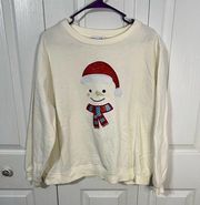 Rebecca Malone Snowman Sweatshirt size XL