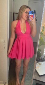 Pink Mini Dress